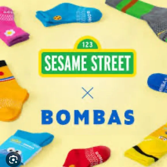 💛BOMBAS Toddler Sesame Street Socks - Picture 2 of 4